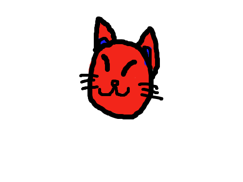 고양이 : 빨강고양이 스케치판 ,sketchpan