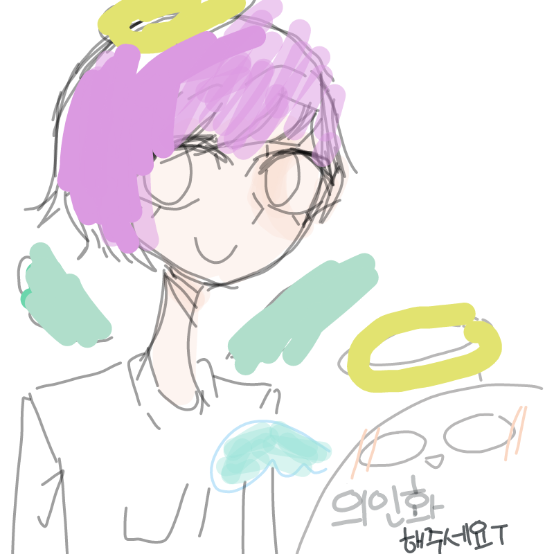 천사 : 천사 스케치판 ,sketchpan