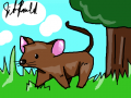 Mouse : I mouse in the grass 스케치판 ,sketchpan