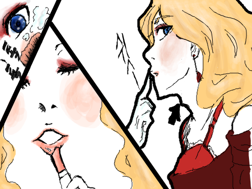 Drag Fun : Very nice lineart,I had to color~ 스케치판 ,sketchpan