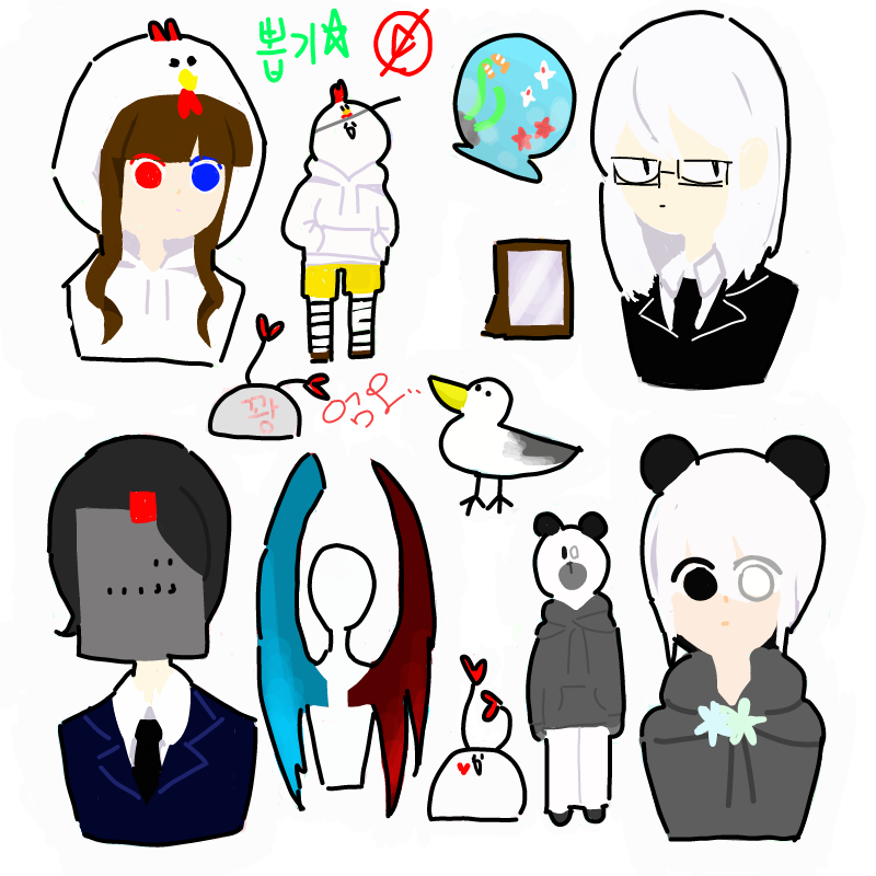 이게 다행.. : 이게 다행인가 스케치판 ,sketchpan