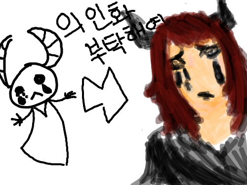 ^p^ : ...무테는 처음해봐서 병맛이네요. 스케치판 ,sketchpan