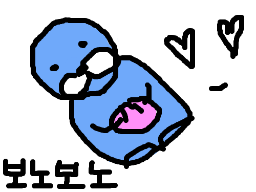 보노보노 : 물개...-- 스케치판 ,sketchpan