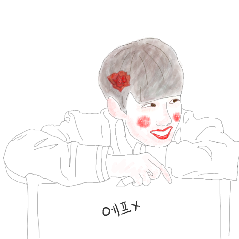 엑소 디오 : 엑소 디오 스케치판 ,sketchpan