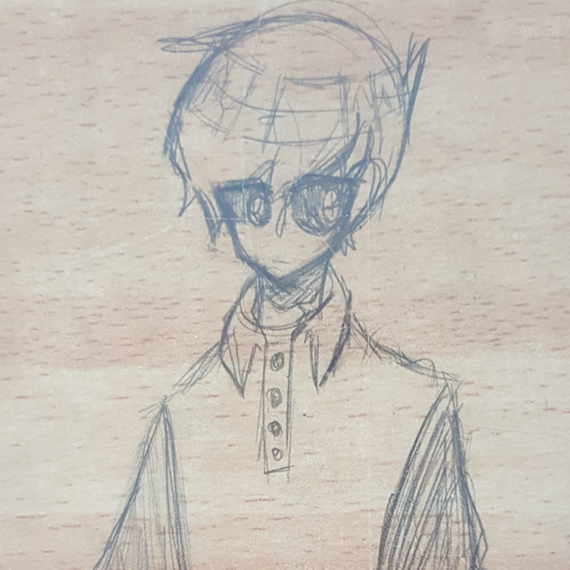 큼ㅁ 학교.. : 큼ㅁ 학교책상 낙서지만 새자캐에요ㅇ((이름은 '리잘드'입니다ㅏ☆ 스케치판 ,sketchpan