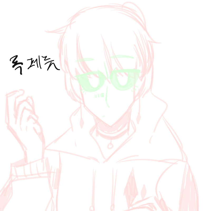 아직 러프.. : 아직 러프지만 새자캐 록 페릇입니다ㅏ!! 스케치판 ,sketchpan