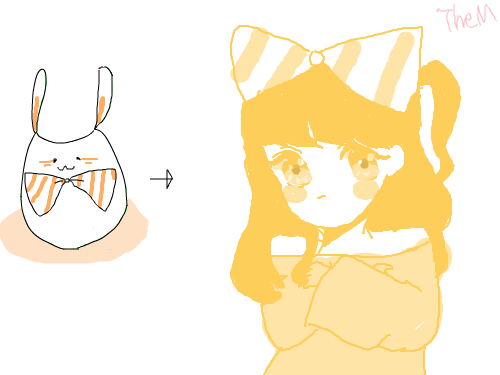 주황주황 : 발그림돋넹 스케치판 ,sketchpan