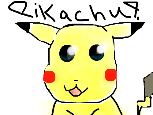 Pikachu : Its a cute little pikachu 스케치판 ,sketchpan