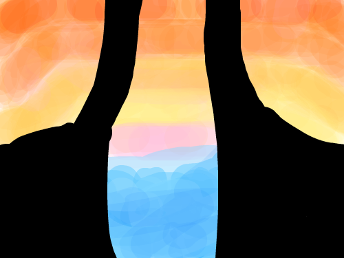 The sunset : i gotted bored 스케치판 ,sketchpan