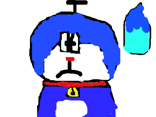 도라에몽 : 진구의 부탁덕분에 왕 땀이 났음 스케치판 ,sketchpan