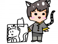 고양이 의.. : 고양이 의인화! 스케치판 ,sketchpan