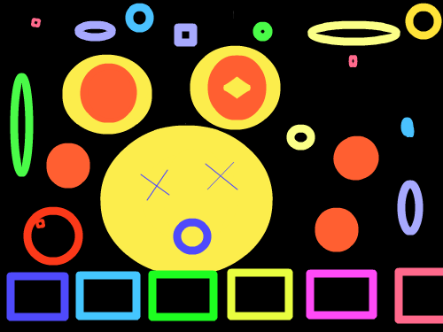 funny picture : this is abou a creature 스케치판 ,sketchpan