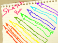 Sketch Pens : this is about eight sketch pens with different colors 스케치판 ,sketchpan