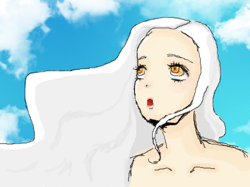 하양하양 : 머리그리기 어렵다... 스케치판 ,sketchpan