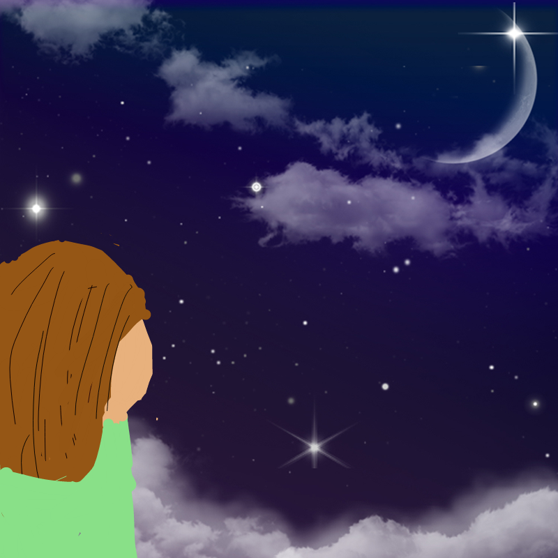 夜空の星 : 夜空の星 스케치판 ,sketchpan