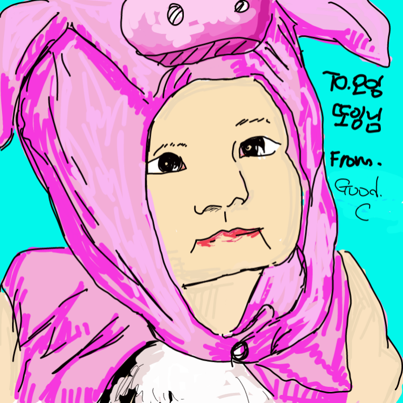 오잉이+의.. : 오잉이+의인화(베이비) 고마워요♡ 스케치판 ,sketchpan