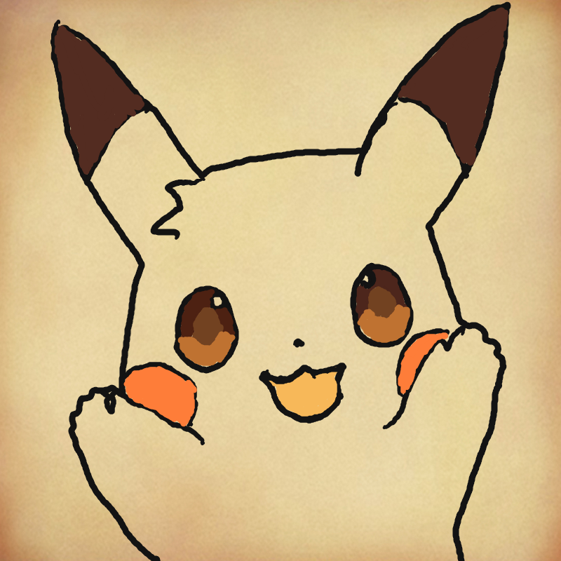 ピカチュ.. : ピカチュウ 스케치판 ,sketchpan