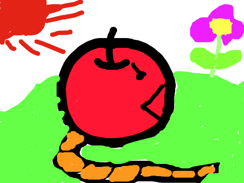 02-사과 : 사과그리기 스케치판 ,sketchpan