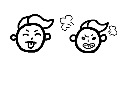 2차 : 동그란 얼굴 스케치판 ,sketchpan