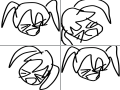 머리흔들흔들~♥♥ : 머리흔들흔들~♥♥ 스케치판 ,sketchpan