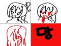 귀신 : 귀신 스케치판 ,sketchpan