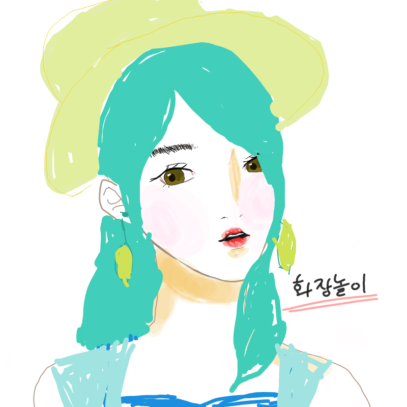 비치걸 : 비치걸 스케치판 ,sketchpan