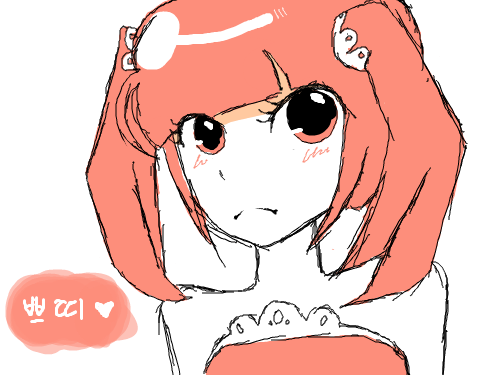 반가워여> : 저 아실지 모르겠는데 동이 그린.....무튼 그냥 아이디 하나 더 만든...ㅎ 스케치판 ,sketchpan