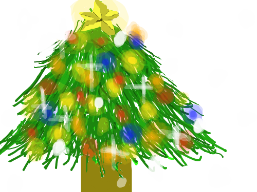 크리스마스트리 : 못생긴크리스마스트리이다 스케치판 ,sketchpan