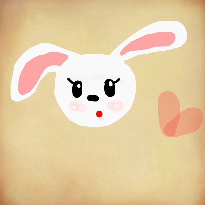 토끼 : 토끼 스케치판 ,sketchpan