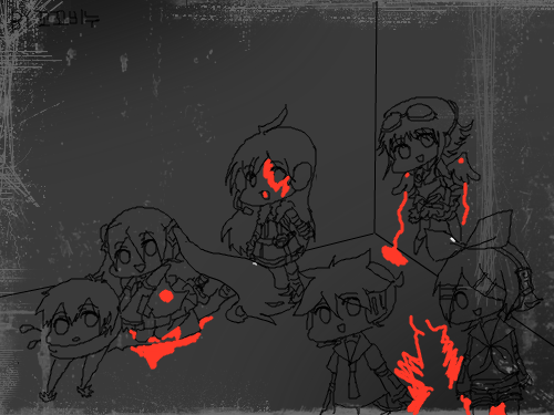 죽음..광시곡 : 죽음광시곡 스케치판 ,sketchpan