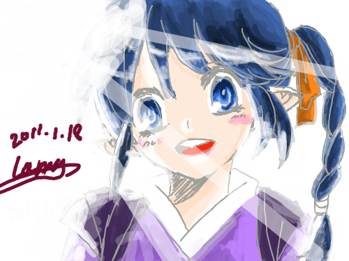 다시 완성. : 청윤 다시 그리기 완료. 스케치판 ,sketchpan