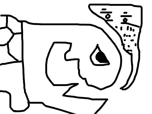 거북이괴물 : 거북이 바꿈 스케치판 ,sketchpan