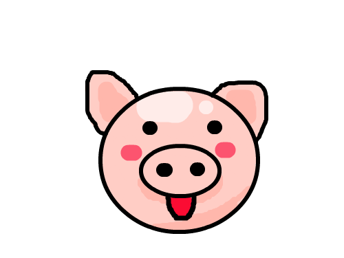 돼지 : 귀여운돼지 스케치판 ,sketchpan