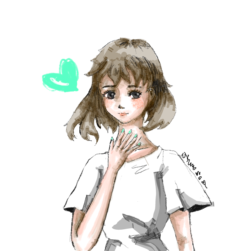 소녀 : 소녀 스케치판 ,sketchpan