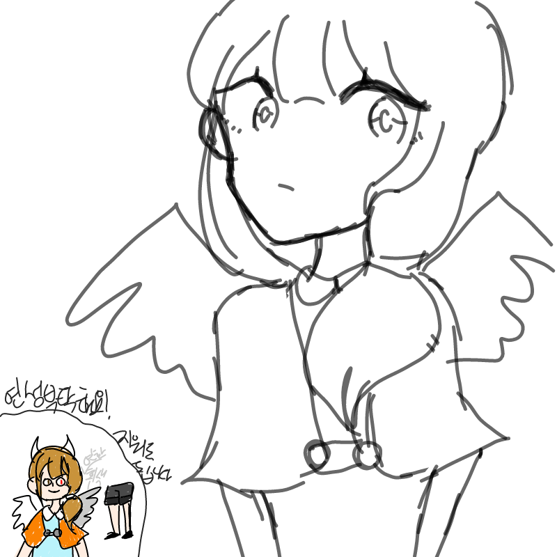 중 : 중 스케치판 ,sketchpan