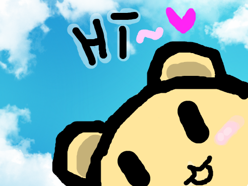 하이~ : 곰?햄스터?? 스케치판 ,sketchpan