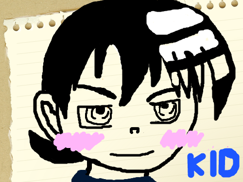 키드 : 죄송합니다... 망했어요 스케치판 ,sketchpan