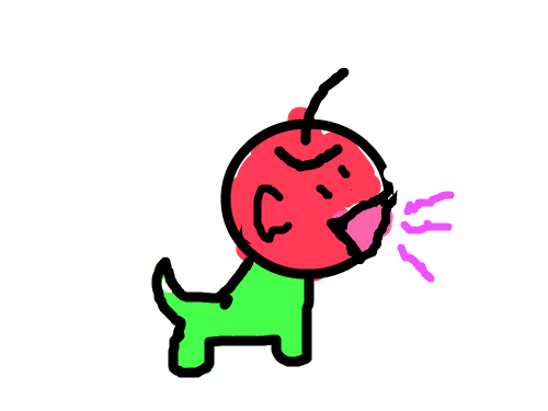 부흥-사과강아지 : 부흥초등학교 스케치판 ,sketchpan