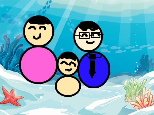 부흥-가족사진 : 부흥초등학교 스케치판 ,sketchpan