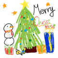 야호 메리.. : 야호 메리크리스마스으--- 스케치판 ,sketchpan