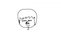 못생긴 얼굴 : 돼지코얼굴 스케치판 ,sketchpan