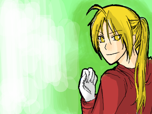 EDWARD ELRIC : 에드. 처음이네요 ㅋ; 힘들다 ; 스케치판 ,sketchpan
