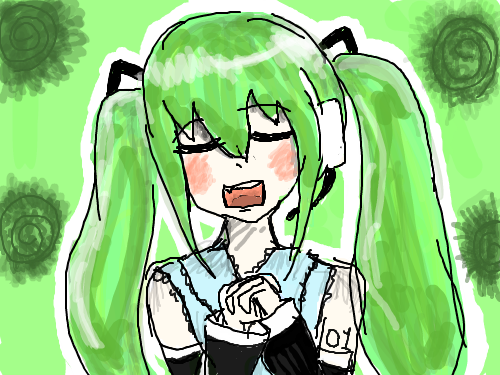 하츠네미쿠 : ㅇㄻㄴㅇㅎ 스케치판 ,sketchpan