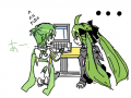 미쿠 카이토 : ㅇㅇㅇㅇㅇㅇㅇ 스케치판 ,sketchpan