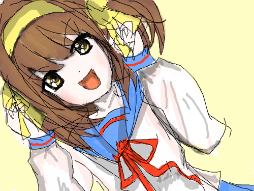 스즈미야하루히 : 아색칠이랑다허접해;;;;;;;;;; 스케치판 ,sketchpan