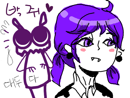 대두박쥐 탄생일 : ㅎ ㅡ ㅎ 스케치판 ,sketchpan