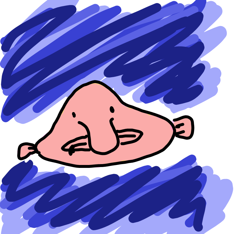 색이 이상.. : 색이 이상한 블로브 피쉬 스케치판 ,sketchpan