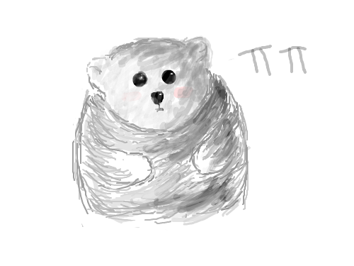 곰임 : 곰이다곰곰곰 스케치판 ,sketchpan