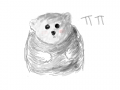곰임 : 곰이다곰곰곰 스케치판 ,sketchpan