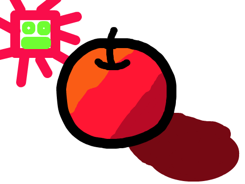 02-명암 : 사과의명암 스케치판 ,sketchpan